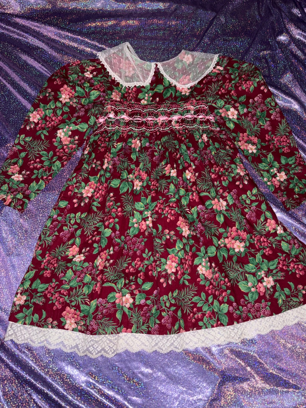 Vintage Polly Flinders Floral Dress